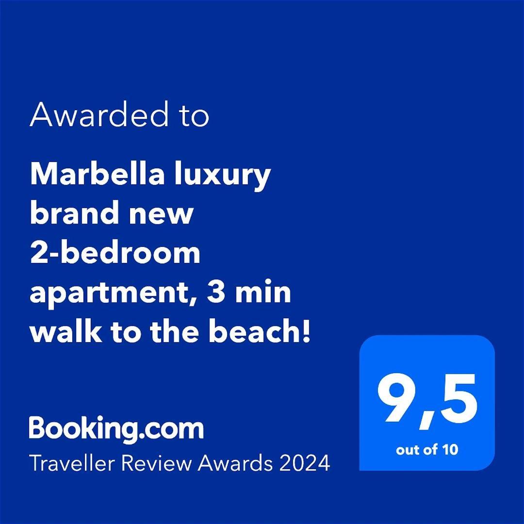 Marbella Luxury Brand New 2-Bedroom Apartment, 3 Min Walk To The Beach! Eksteriør bilde
